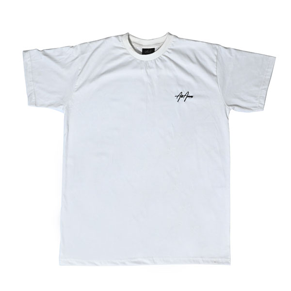 Basic White Round Neck T-Shirt - AA9